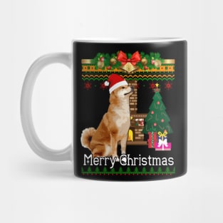 Ugly Christmas Sweater SHIBA INU Mug